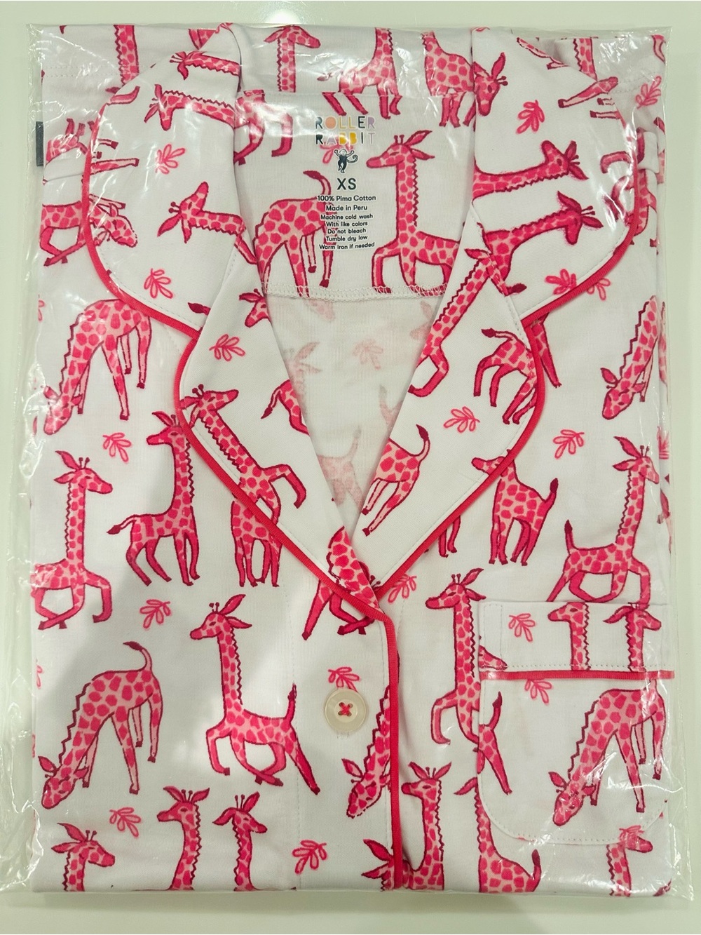 Roller Rabbit Gigi Giraffe Polo Pajama Set